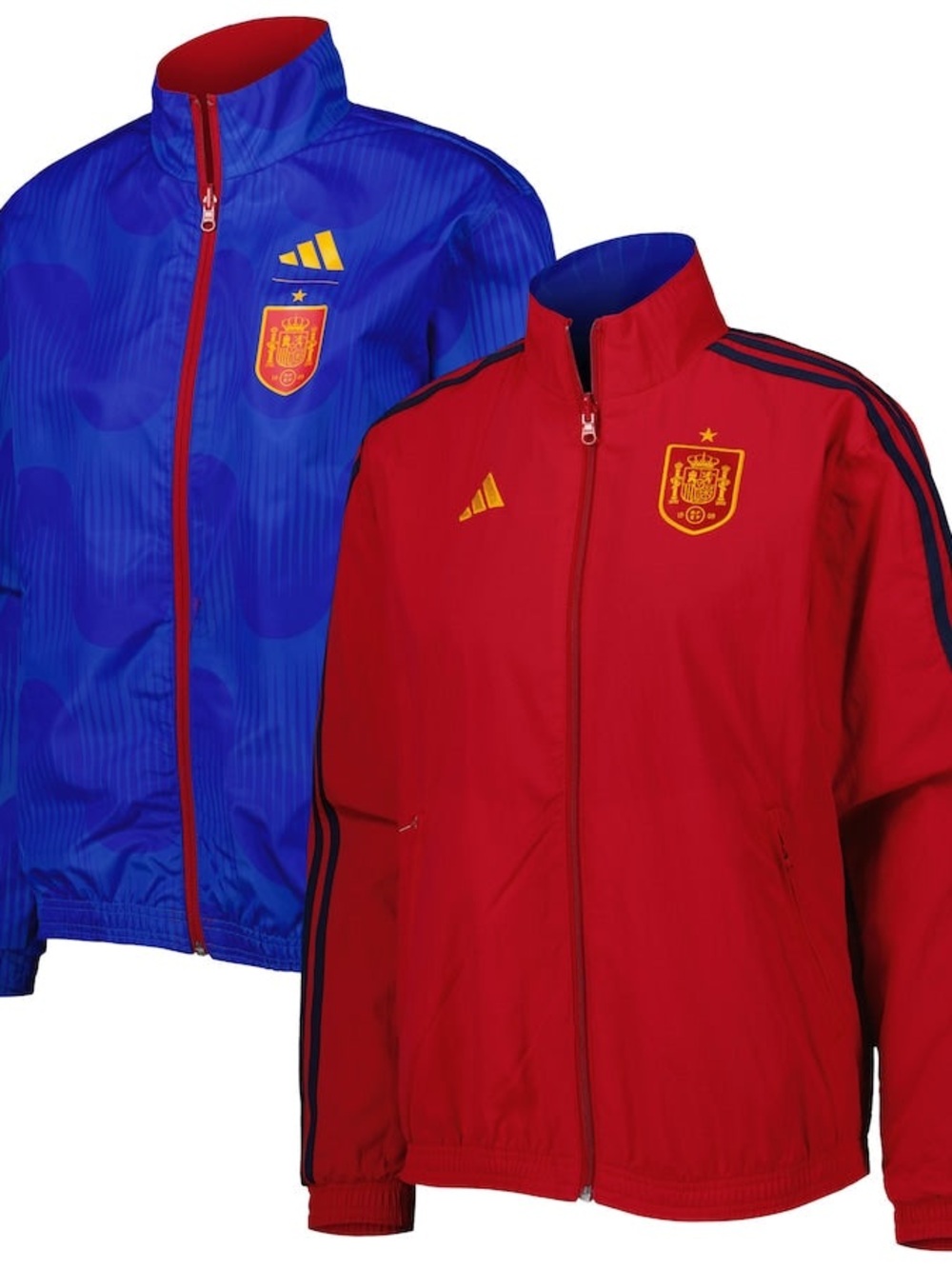 ADIDAS SPAIN REVERSIBLE TRAINING JACKET ANTHEM 2022/23 - TEAM POWER RED/NAVY